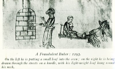 Een frauduleuze bakker, 1293 door English School